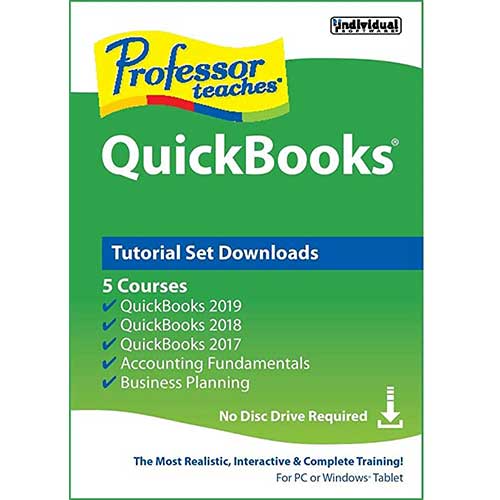 PROFESSOR TEACHES QUICKBOOKS 2020 (Latest Version) PC Software—Win 10,8,7–new